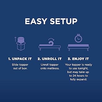 TEMPUR-PEDIC Tempur Supreme 3-Inch Medium Firm Mattress Topper, King, Beige