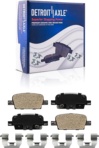 Miniatura 188 de Detroit Axle - Rotores de disco delantero de 10.827 in + pinza de freno lateral del pasajero de repuesto para Toyota RAV4 Prius V Lexus HS250H Scion