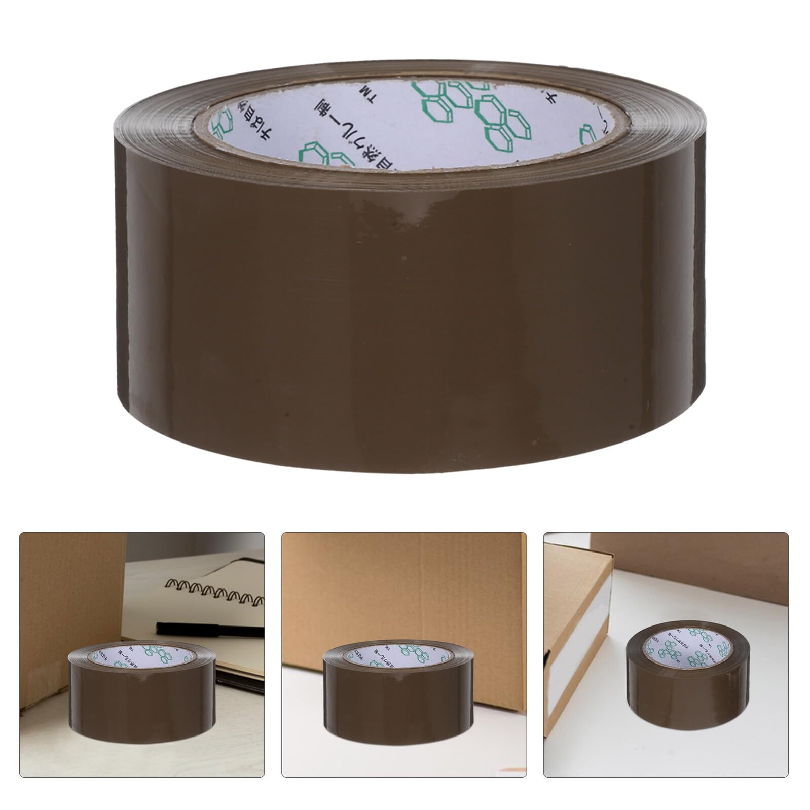 Packband 5 Rollen 2 Zoll X 394 Yards Bopp Braun für Versand | Starke Haftung, Schwer Belastbar, Sichere Kartonversiegelung, Geeignet für Umzug und Haushalt