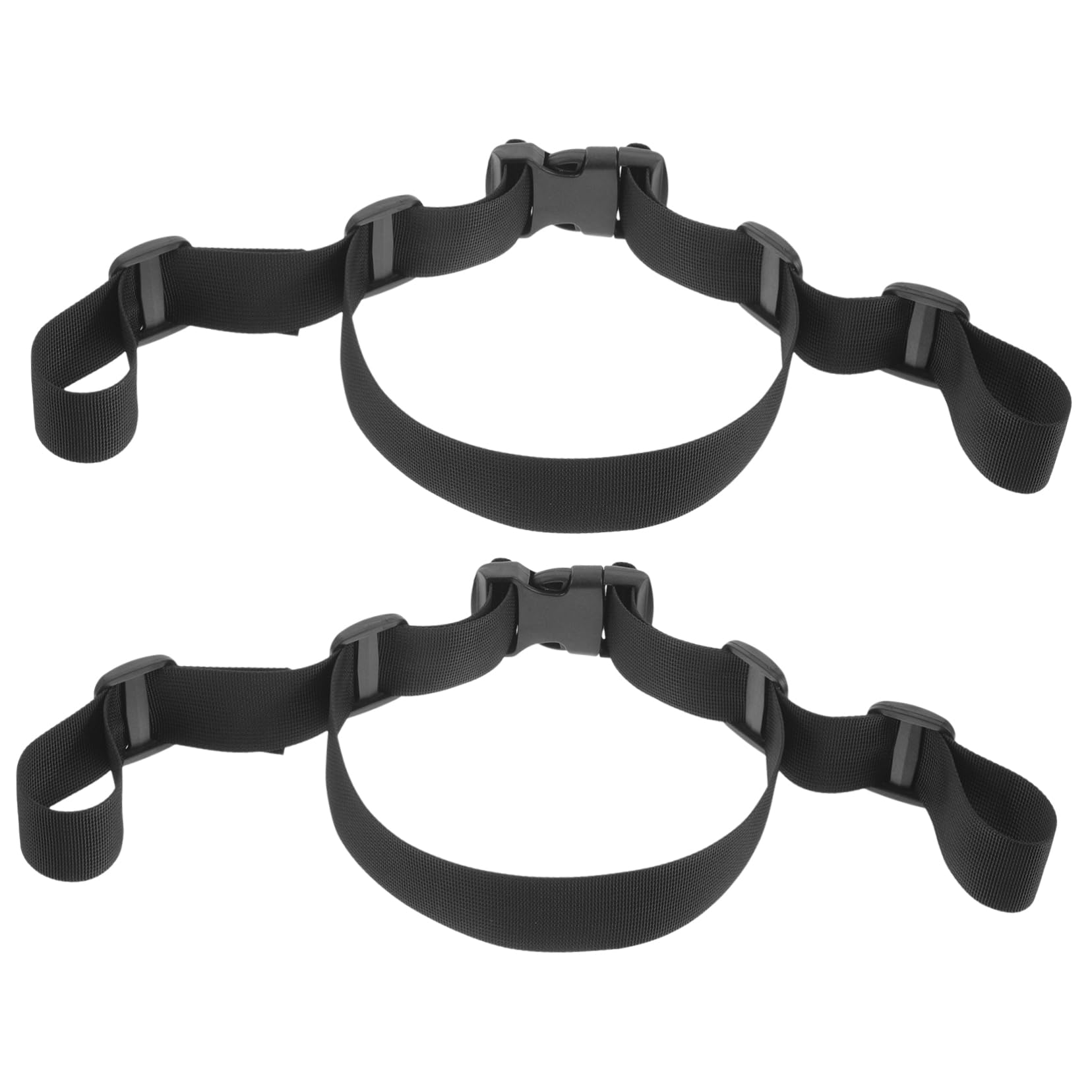 GARVALON 2 pcs Adjustable High Chair Straps Safety Strap for Stroller Chair Durable Replacement Belt Easy to Install Operate Practical for Various Seats