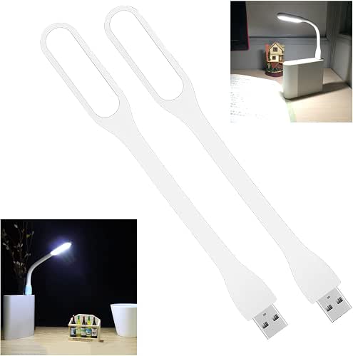 Mini Flexible Light, Portable USB Led Reading Night Lamp for