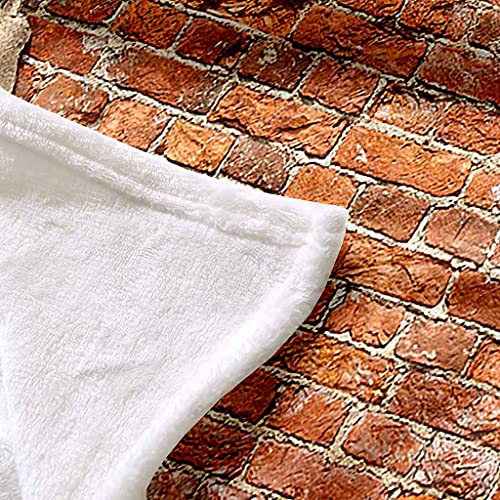 Couverture flanelle douce lit canapé plaid géométrique vert impression 3D 130x150 - 6