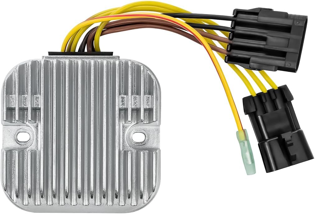 4011569 Voltage Regulator Rectifier Compatible with 2007-2009 Polaris Ranger/RZR/Sportsman 500 700 Crew 700 800, Replaces OEM # 4012384, 4011925 4011569 Voltage Regulator Rectifier Compatible with 2007-2009 Polaris Ranger/RZR/Sportsman 500 700 Crew 700 800, Replaces OEM # 4012384, 4011925