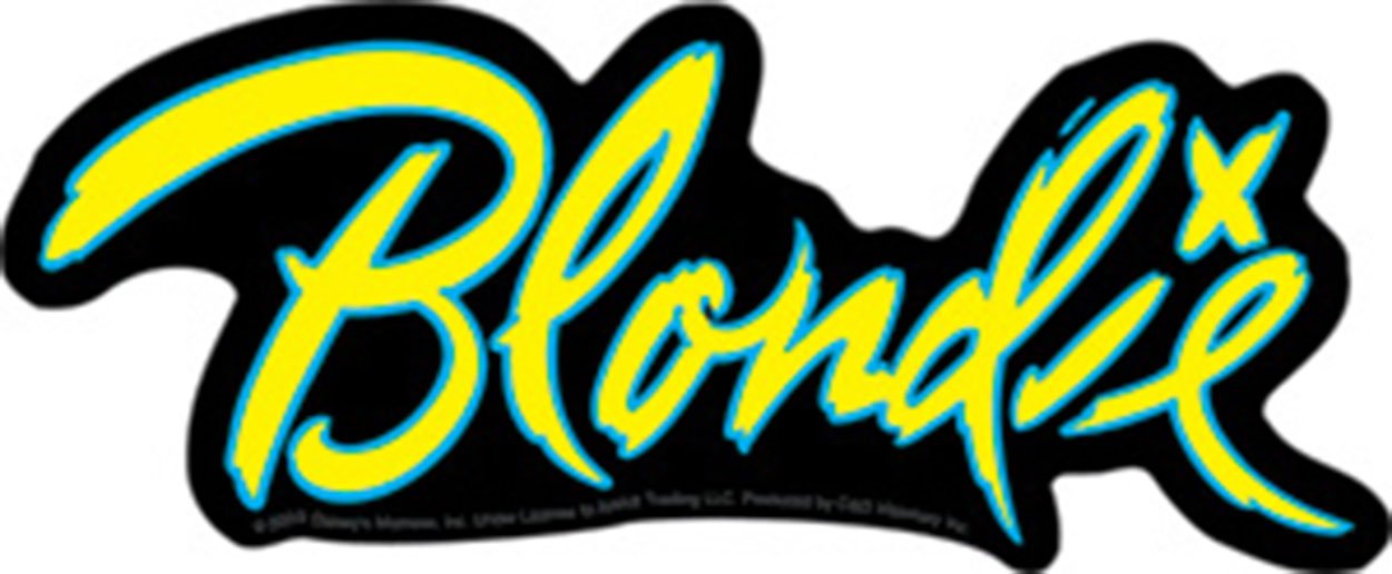 Licenses Products Blondie Logo Sticker