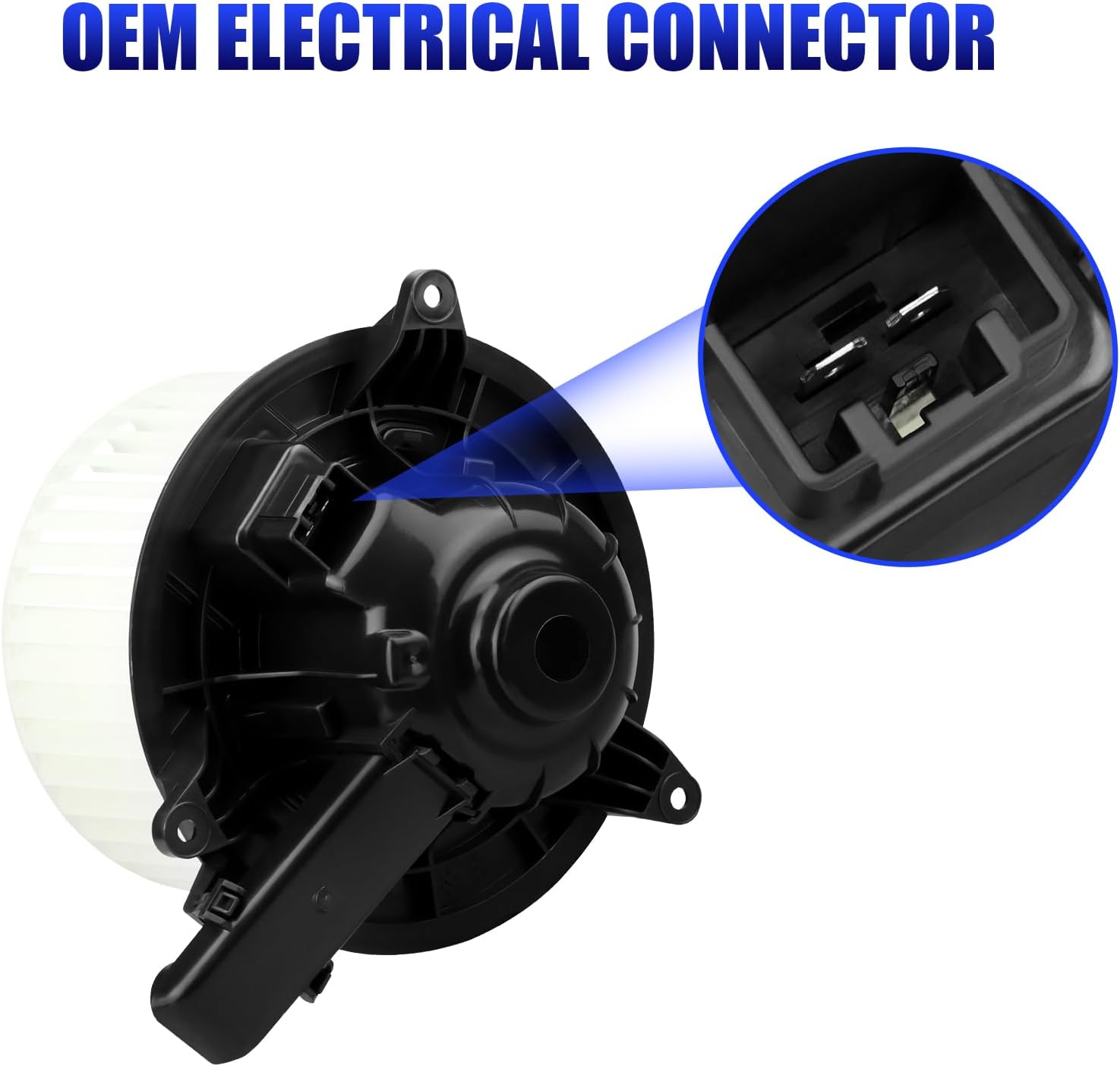 Front Blower Motor with Fan Fits for Ford F150 F-150 Expedition Lincoln Navigator 2009 2010 2011 2012 2013 2014 2015 2016 2017 AC Heater Blower Motor 700237, CL1Z19805A, AL1Z19805B