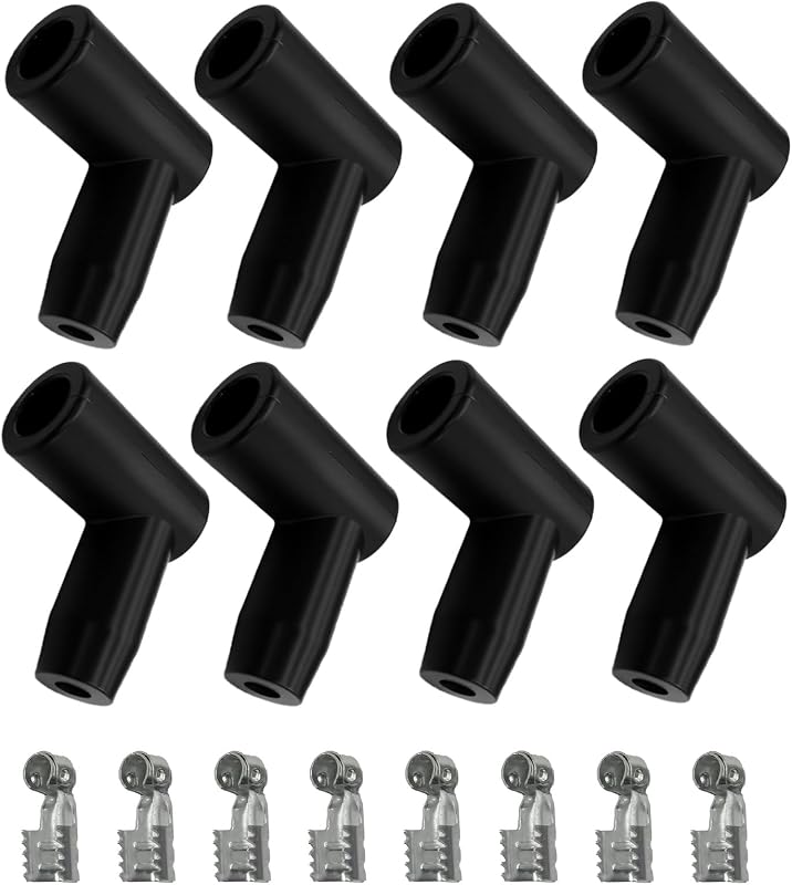 Kit de terminais e coifas para cabos de vela HQRNYP 90° – 8 unidades