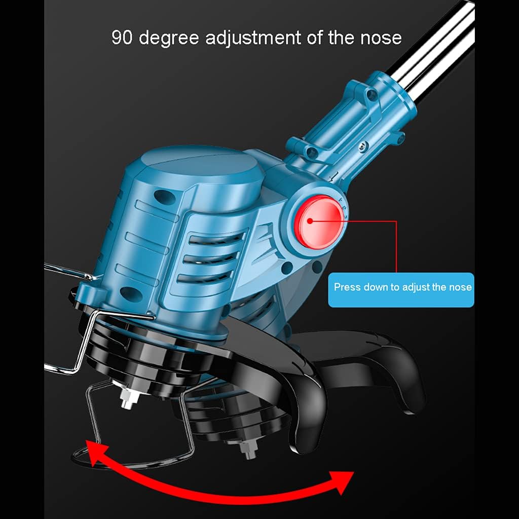 Cordless Lawn Mower-Electric Lawn Mower 12V/21V Lawn Mower Lawn Mower for Multi-Angle Adjustment and Cutting Retractable