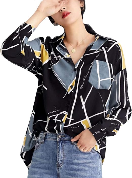 Amazon Debangniレディース シャツ ゆる リネン 花柄 長袖シャツ ブラウス 春服 ワイシャツカジュアル カットソー トップス プルオーバー 韓国風 原宿系 bf風 カーキ シャツ ブラウス 通販 Amazon Debangniレディース シャツ ゆる リネン 花柄 長袖シャツ ブラウス 春服 ワイシャツカジュアル カットソー トップス プルオーバー 韓国風 原宿系 bf風 カーキ シャツ ブラウス 通販