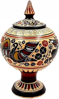 Pyxis 19cm height,Corinthian art Pottery