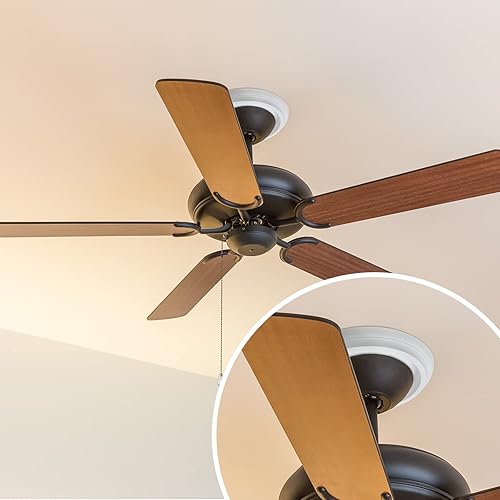 Miniatura 5 de Moukeren Medallones de techo moldeados de poliuretano para lámparas de techo de 9.8 pulgadas de diámetro exterior x 4 pulgadas de identificación,