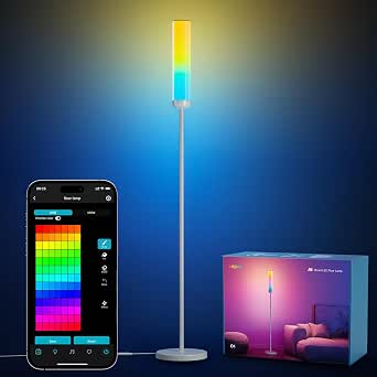Lepro O1 AI Smart Floor Lamp, 2300lm RGB+IC & Tunable White Corner Light