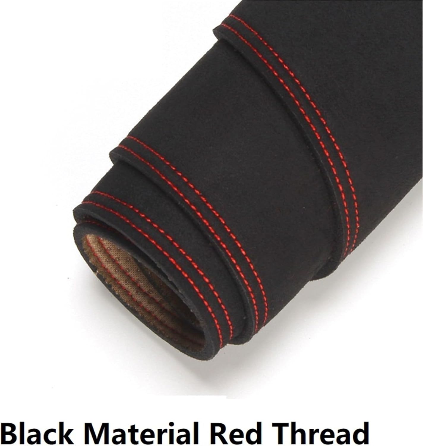 Summer Anti Reflective Suede Car Dashboard Cover Sun Shade Protective Mat Avoid Light Pad for Geely Coolray 2019-2025(Black Red)