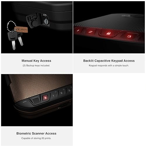 Miniatura 4 de VAULTEK LifePod Humidor - Caja de seguridad para cigarros impermeable, caja de seguridad electrónica resistente, portátil, con teclado