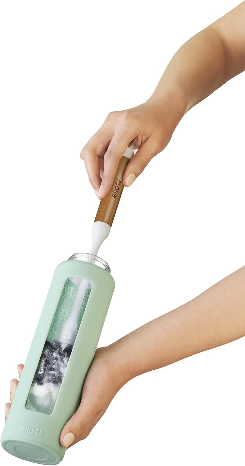 Ello Bottle Brush and Straw Cleaning Set for Water Bottles,