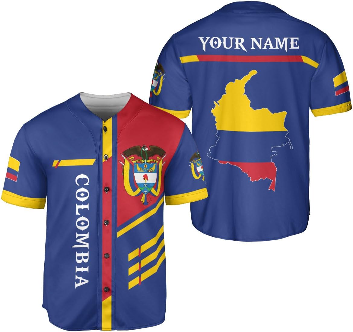 Pride Jersey For Men Personalized Colombia Pride Shirt Emblem Of