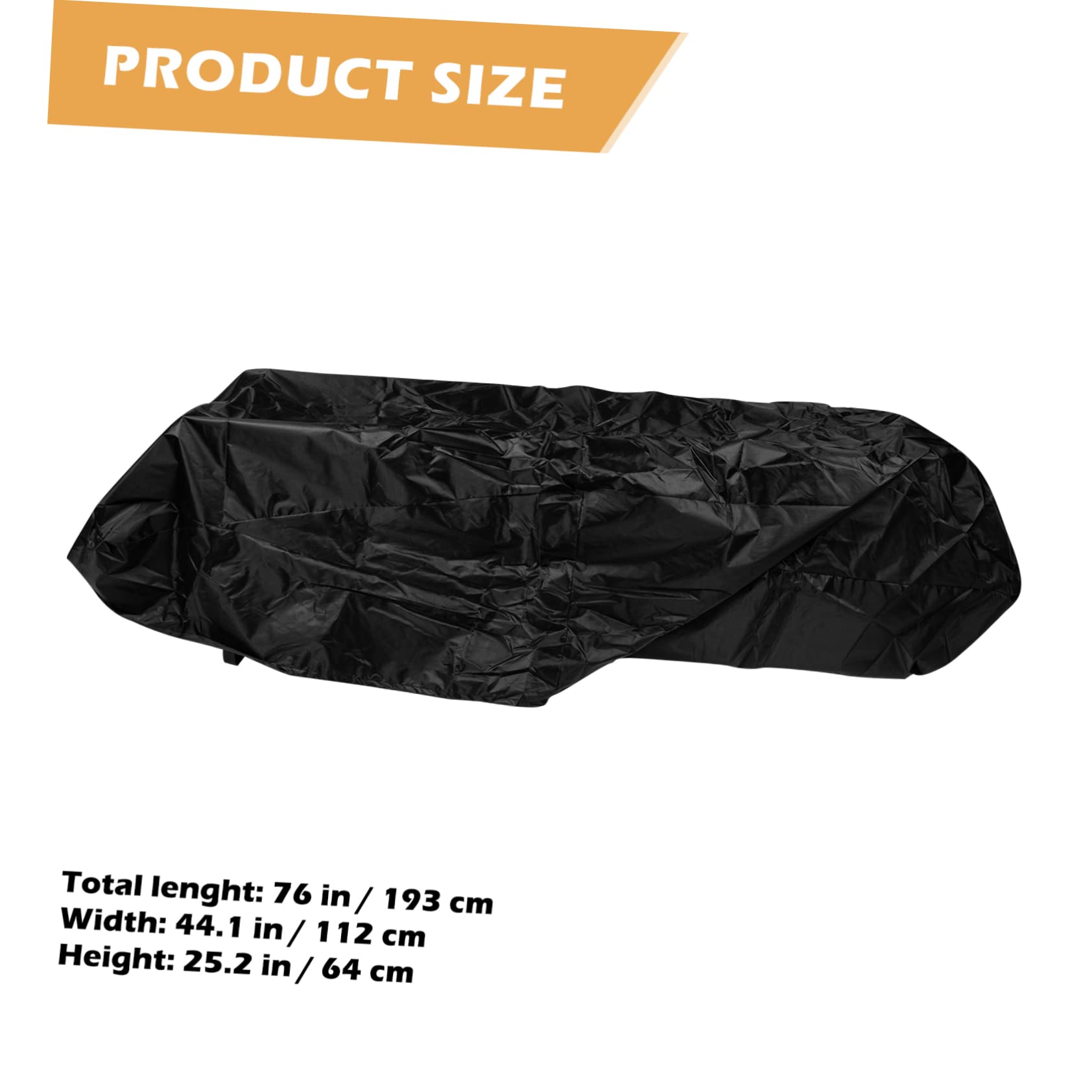 SUPVOX Rugged Mower Cover 4-season Protective Outdoor Dust Cover for Lawn Mowers