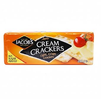Jacobs Cream Cracker No Added Sugar 200G