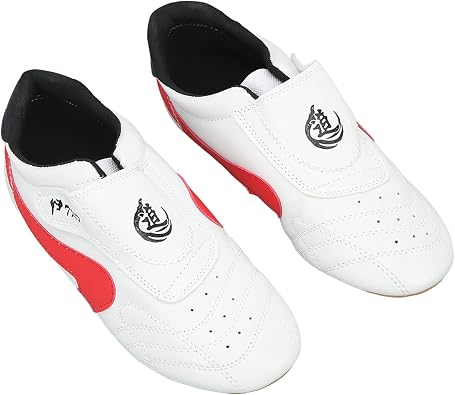 Taekwondo Shoes, Unisex Breathable Taekwondo Shoes with Red Trim for Boxing 41