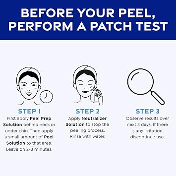 MedPeel Salicylic Acid 20% Essential Peel Kit, Includes Peel, Prep, Neutralizer, Medium Strength Professional Grade Chemical Face Peel for all Skin Tones, 1oz/30ml (Kit of 3)