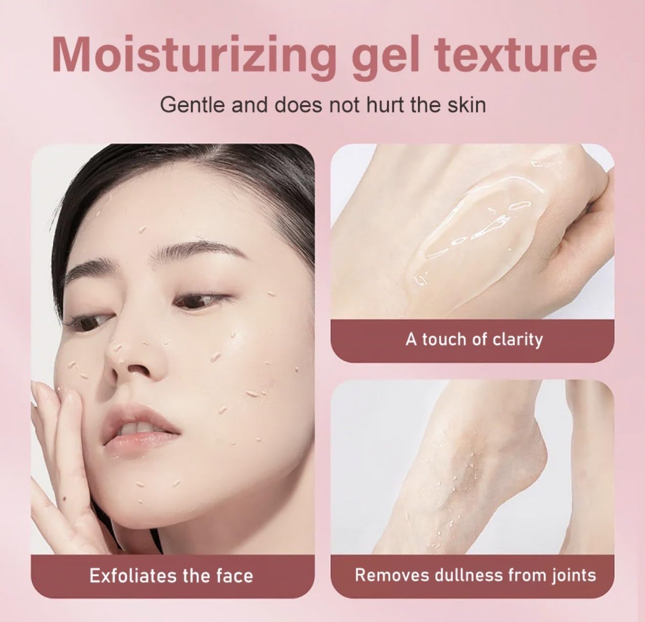 KOEC Purifying Exfoliating Gel 2 Pack – Face & Body Peeling Scrub Gel, Deep Cleansing & Moisturizing Formula, Gentle Dead Skin Remover for All Skin Types - Image 5