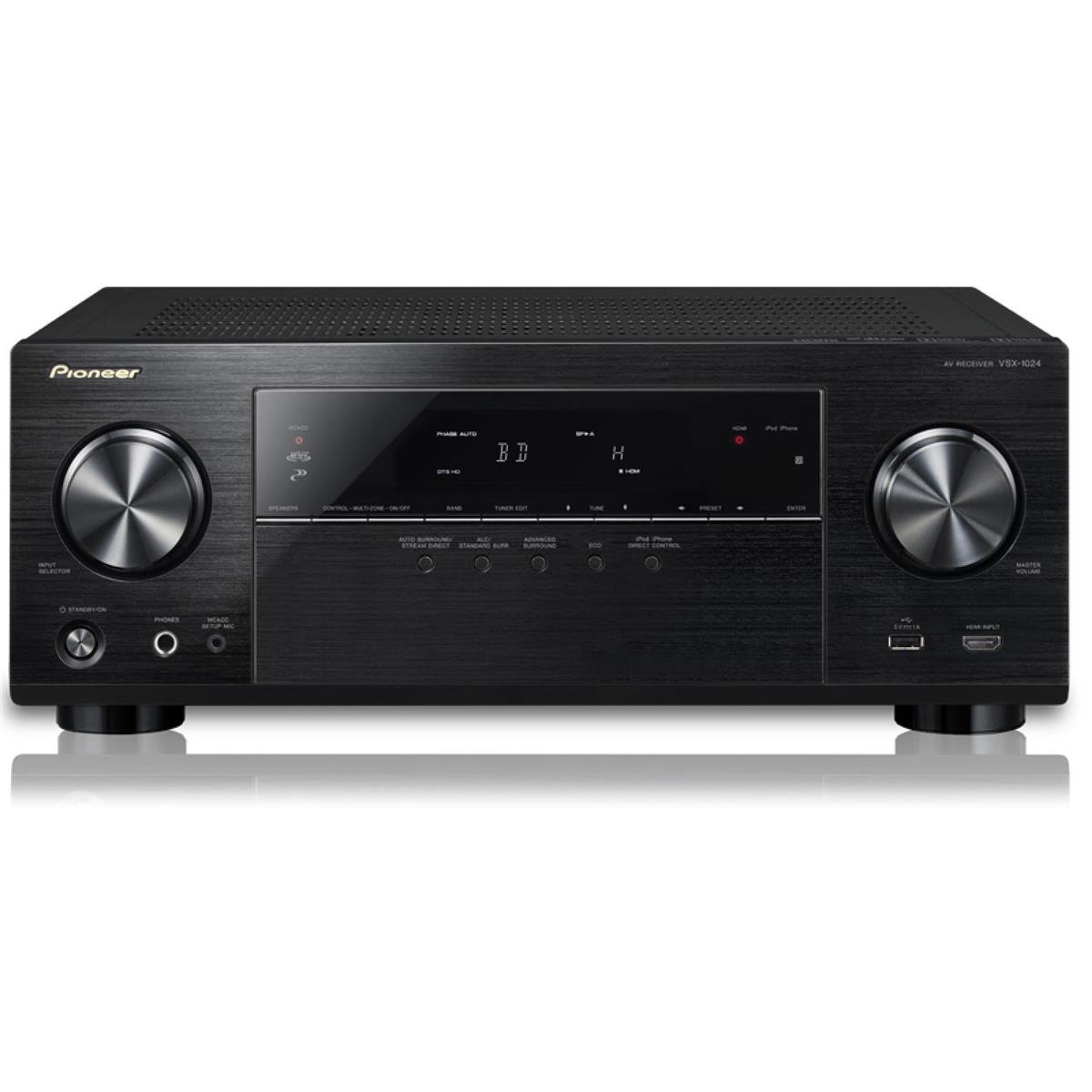 Pioneer VSX-1024 7.2-Channel Network A/V Receiver front view