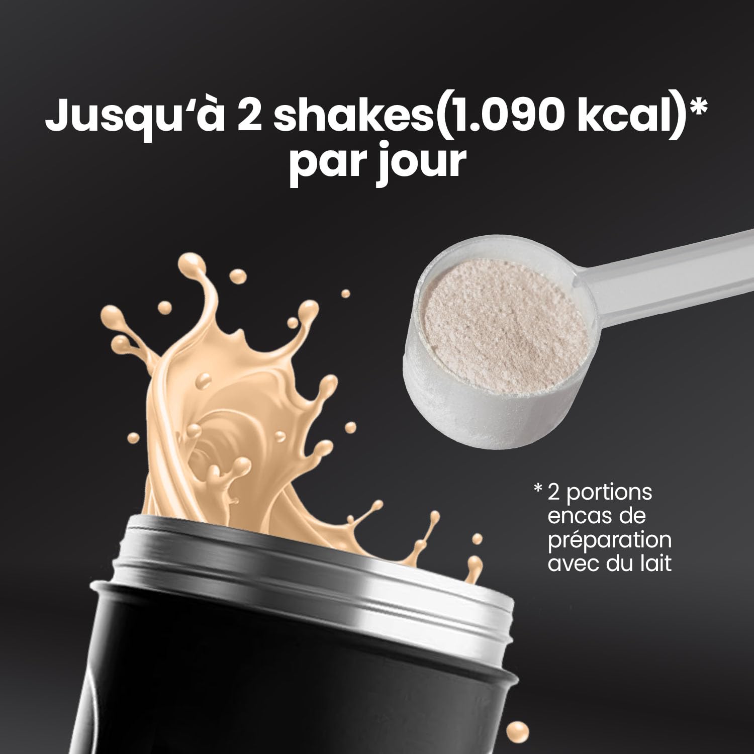 Mammut Nutrition – Crash 5000 Weight Gainer 4,5 kg Vanille – Mass Gainer 80% glucides dextrose maltodextrine – 4 protéines + créatine – 518 kcal par portion – Prise de masse musculaire