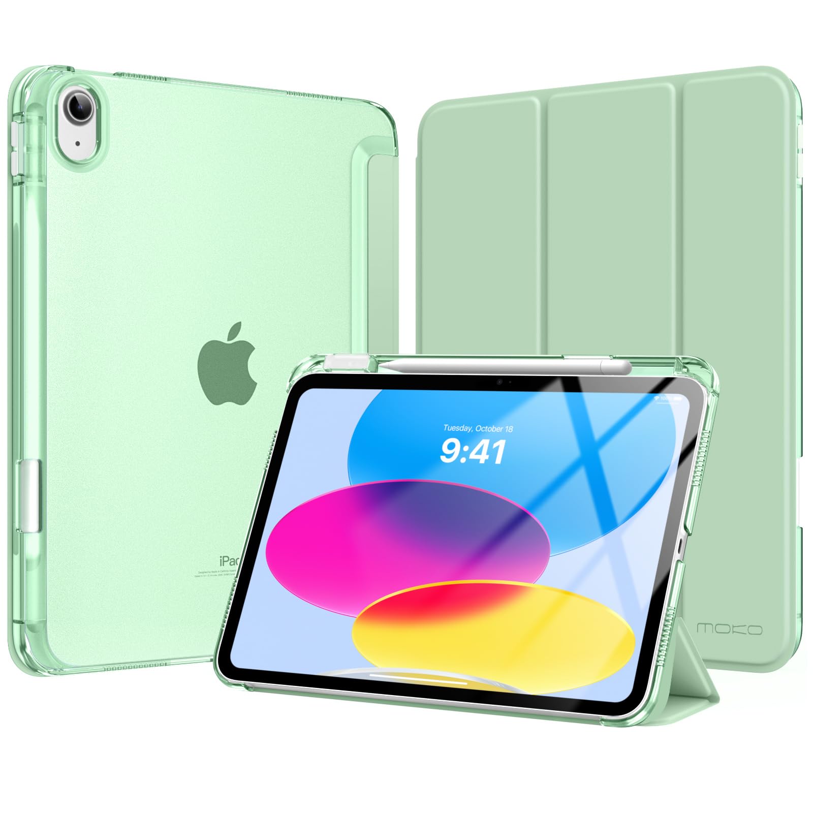 MoKo für iPad (A16) 11. Generation Hülle 11 Zoll 2025 mit Stifthalter