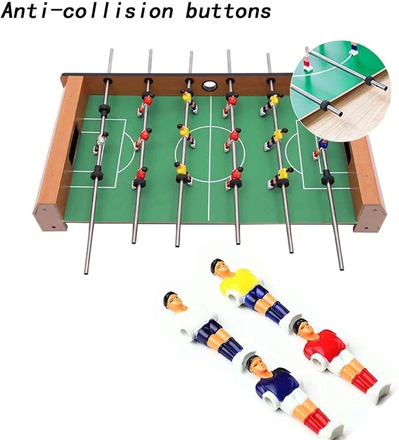 Generico Calcio Balilla, Mini Biliardo da Tavolo, Accessori per Giochi di Calcio Balilla, Giochi competitivi, Giochi Sportivi, Serata in Famiglia