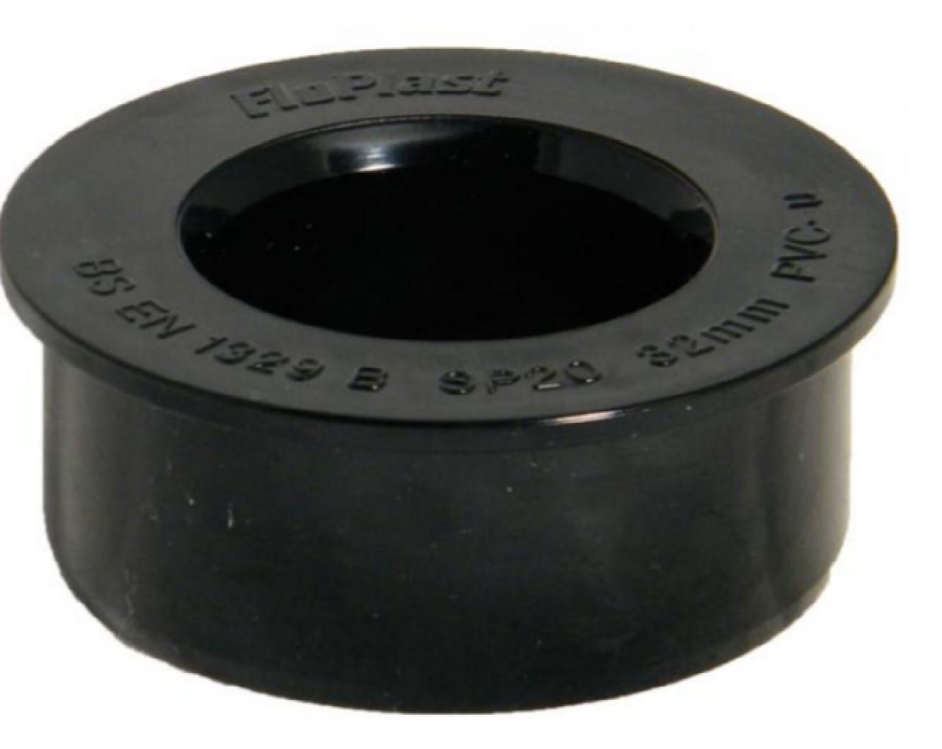 32mm (36mm) Black Solvent Soil Pipe Boss Boss Adaptor - Bag of 5
