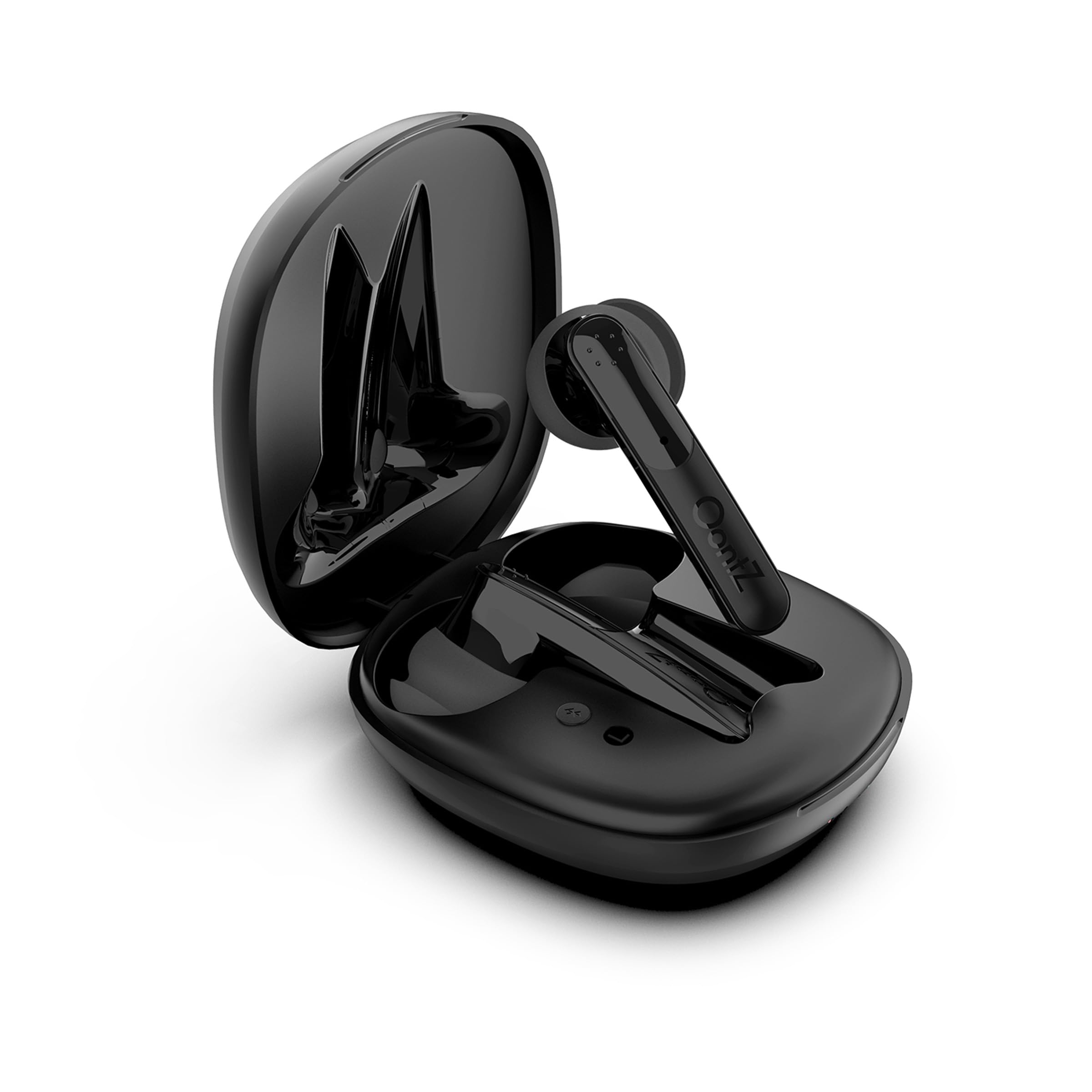 BudZ Ultra Bluetooth Headphones - Active Noise Cancelling True Wireless Earbuds with 14Hr Total Playtime from Compact Charging Case by OontZ (Black)