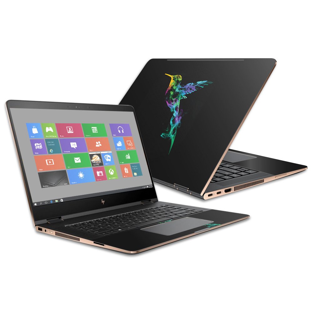 MightySkins Skin Compatible with HP Spectre x360 Convertible 15.6" (2017) - Strange Smoke | Protective, Durable, and Unique Vinyl Decal wrap Cover | Easy to Apply, Remove | Made in The USA
