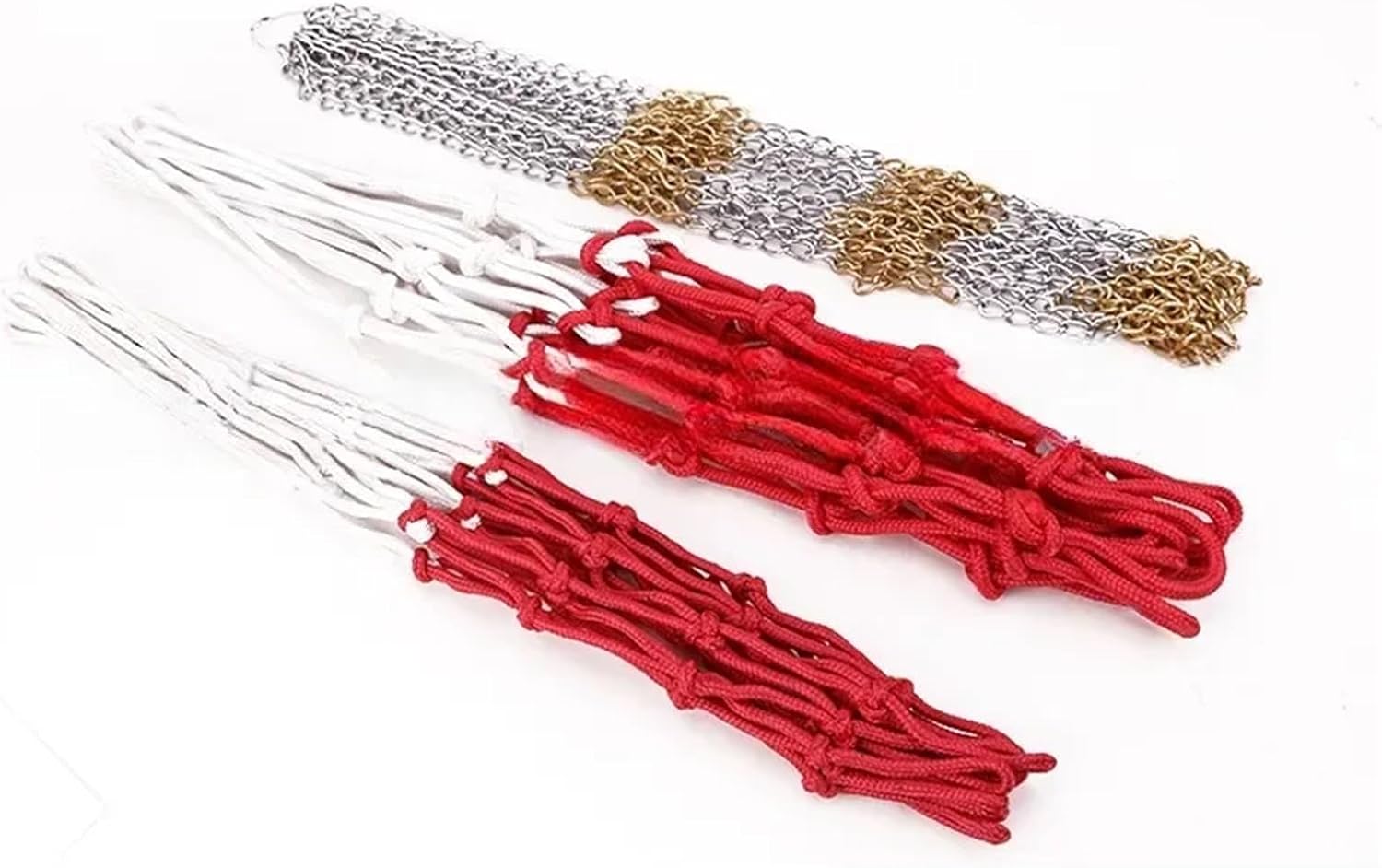 Mini Basketball Net Replacement 100Pcs Outdoo Basketball Net Standard Nylon Thread Basketball Hoop Mesh Net