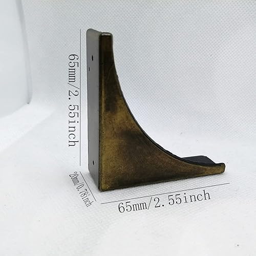 Miniatura 7 de Mizhang - Protector de esquina de metal, retro, antiguo, decorativo, para muebles, bordes de esquinas, fundas de seguridad, parachoques para