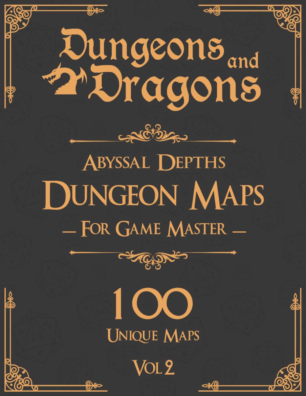Dungeons and Dragons Abyssal Depths Dungeon Maps for Game Masters Vol 2: 100 Unique Dark Maps and Stories for TTRPGs