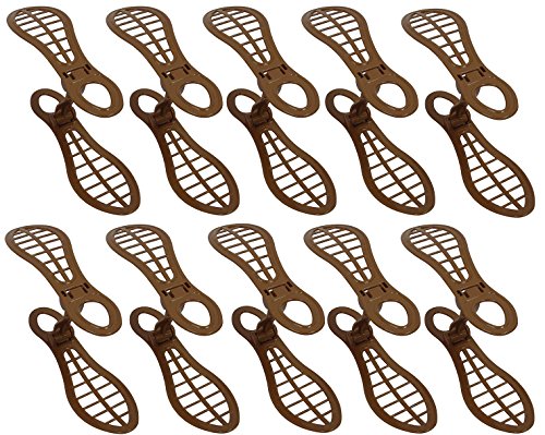 ??????????(SankoPlastic) Sanko Plastic Shoe Holder Shoe Keeper 10 Pcs Brown