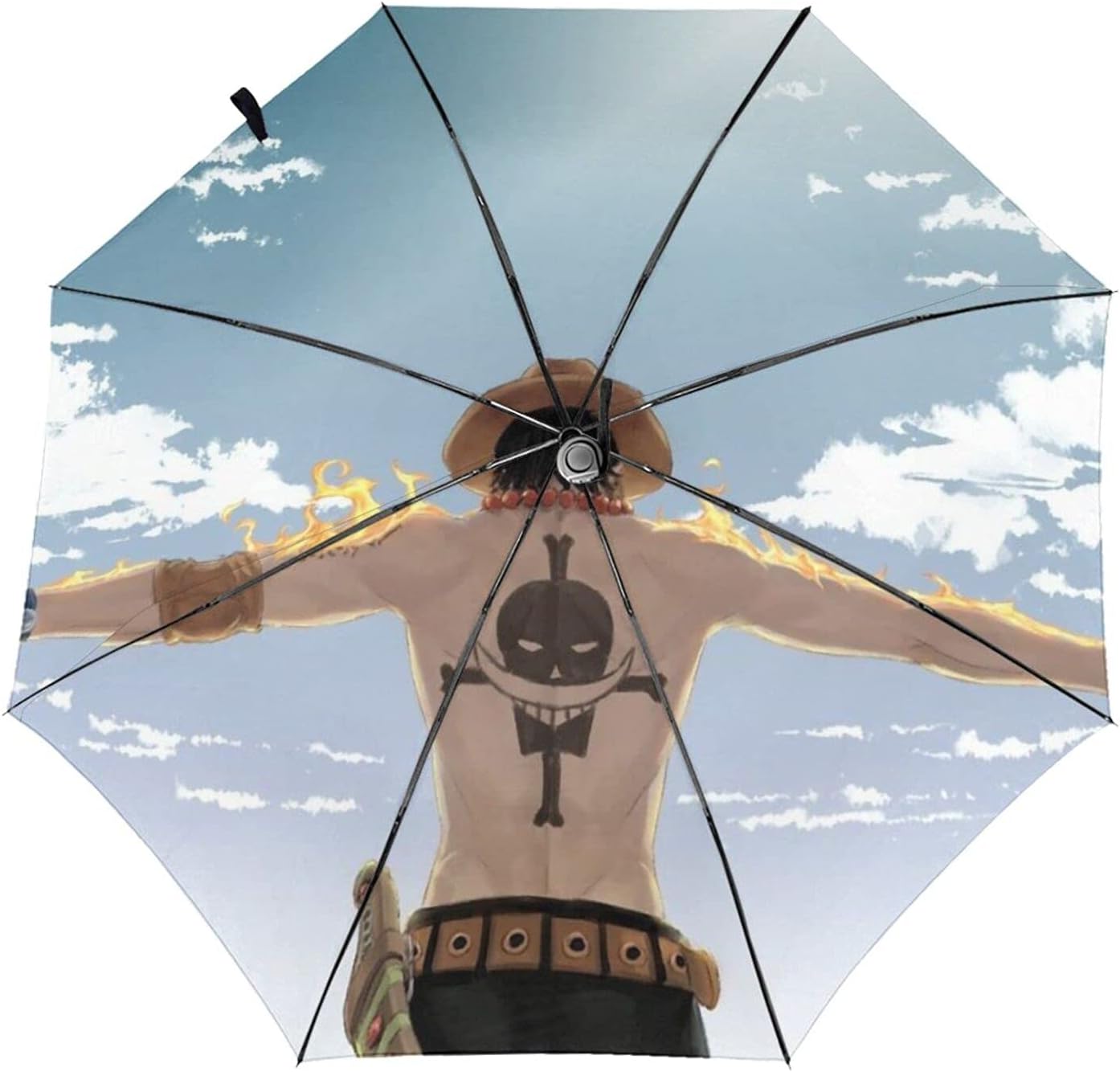 One Piece ワンピース 折りたたみ 日傘 完全遮光 紫外線対策 萌えグッズ モンキー D ルフィ ロロノア ゾロ ナミ ニコ ロビン 全自働折り畳み傘 ウソップ ジンベエ フランキー ブルック 携帯しやすい 保証 耐風撥水 トニートニー チョッパー サンジ 梅雨対策