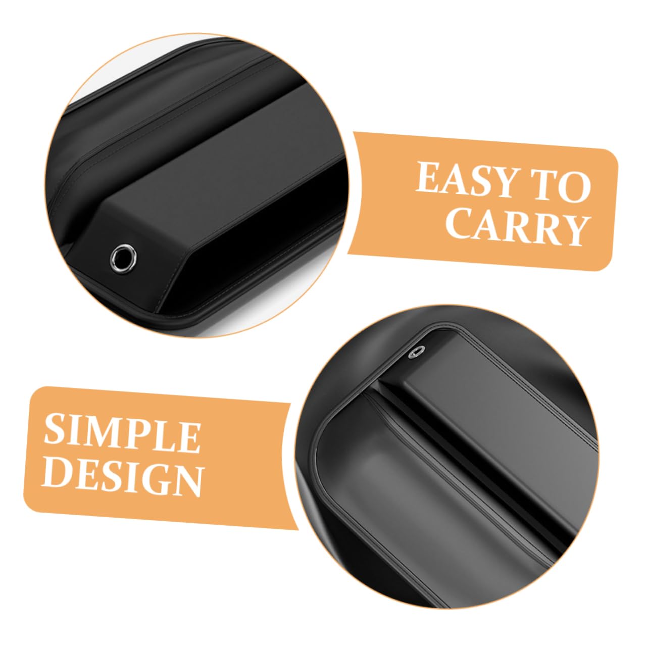 TOPBATHY Caja De Almacenamiento Del Asiento Para Coche Organizador De Huecos De Asientos Almacenamiento Color Negro Material Resistente Para El Orden Tu Vehículo