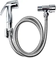 Ducha Higiênica Cromada Completa Premium - Chuveirinho Higiênico Inox Luxo para Banheiro