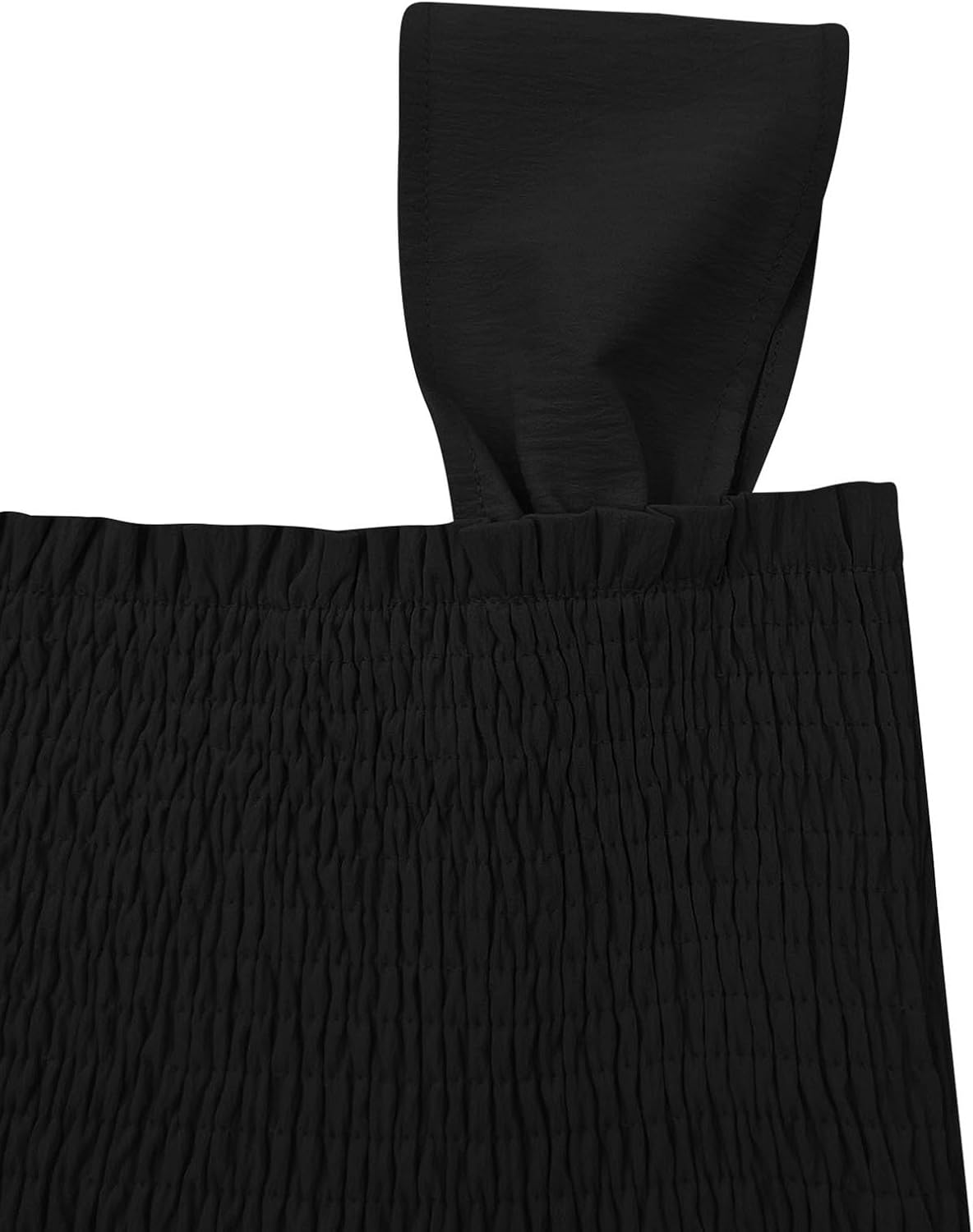 Bingerlily Girls Summer Casual Tops Square Neck T Shirts Cute Smocked Top Tees - Image 4