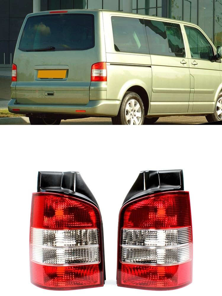 車のテールランプ 用のVW T5 用のトランス用のポーター用のカラベル 車のテールライト 用のVW T5 用のトランス用のポーター用のカラベル用の マルチバン用 2012-2016 リアバンパー リアライト 用のVW T5 用のマルチバン 用のトラン用のスポーター 2003-2009 リアライト カーリアランプ(Right)