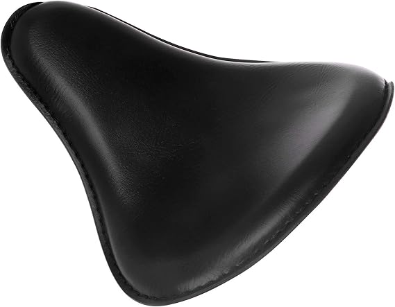 Motorcycle Solo Driver Seat Cushion Black Leather Brown for Harley Sportster XL 883 1200 Chopper Bobber,13