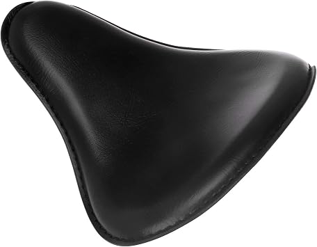 Motorcycle Solo Driver Seat Cushion Black Leather Brown for Harley Sportster XL 883 1200 Chopper Bobber,13