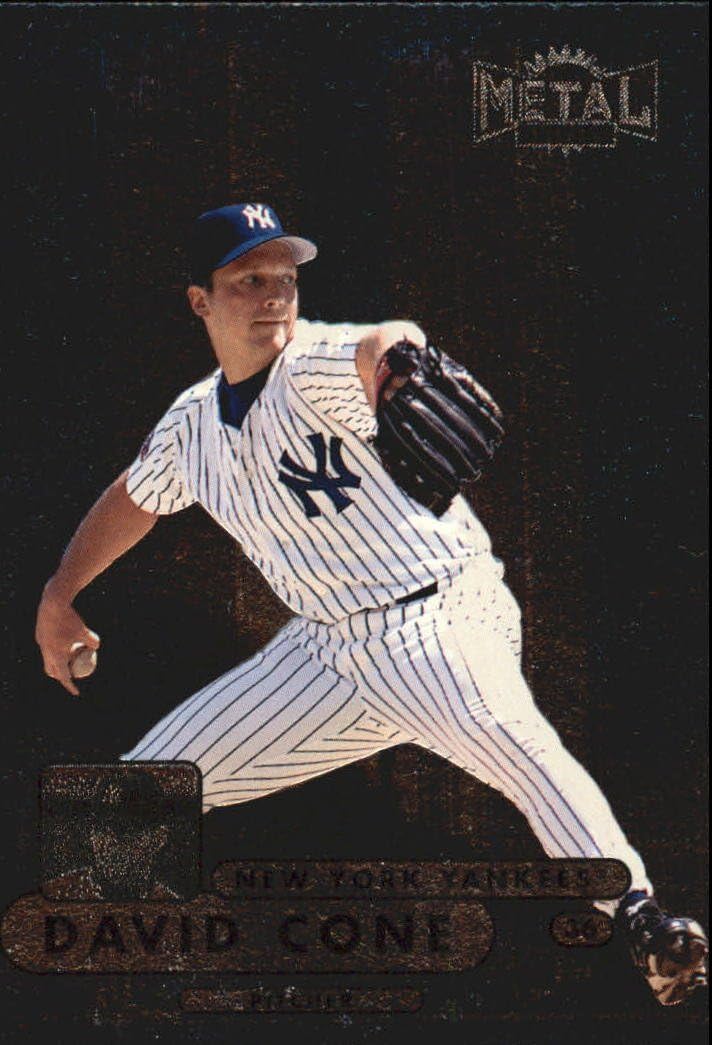 1998 Metal Universe Baseball Card #114 David Cone