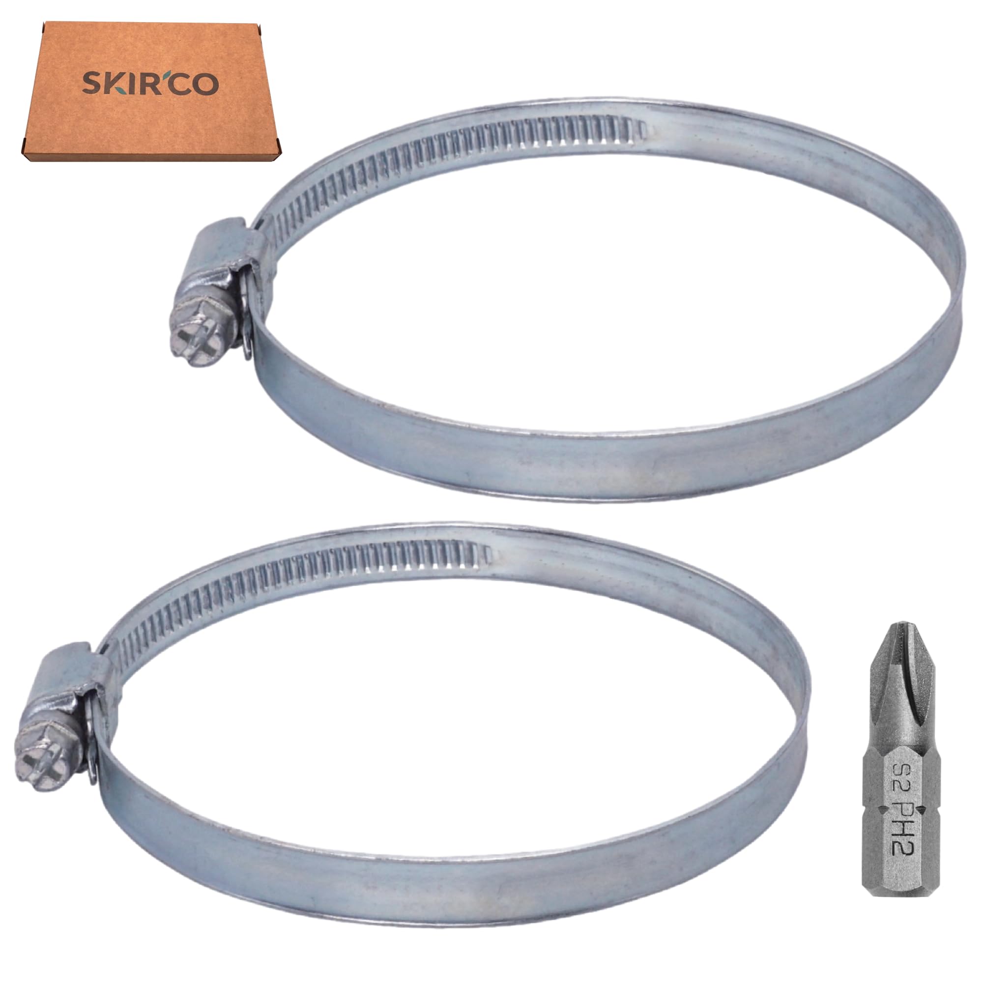 2 Fascette Stringitubo In Acciaio Inox - Regolabili ø141-165mm, Larghezza 12mm - Foto 11