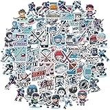 100 Pcs Hockey Stickers,Hockey Party Favors,Hockey Gifts for Boys 8-12,Waterproof Vinyl Stickers for Water Bottle Helmet Laptop Computer Skateboard