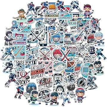 ice hockey helmet stickers