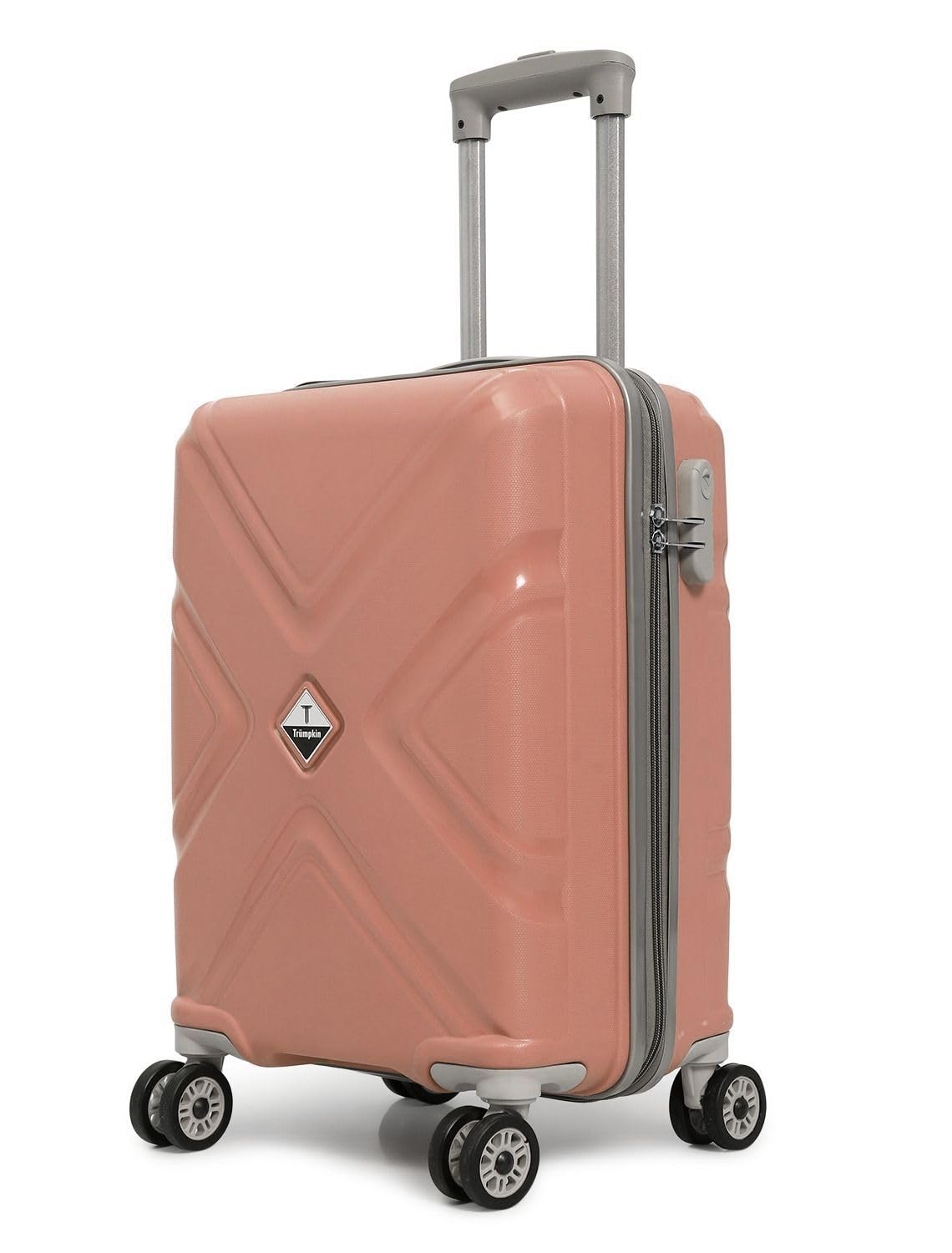 Trolley Bag Small Size, 56 cms Hard Side Travel Bag for Women, 8 Wheel Luggage Suitcase for Travelling, Cabin-Friendly, Scratch Resistant, Small Trolley Suitcase (Pink, Small)-image-36