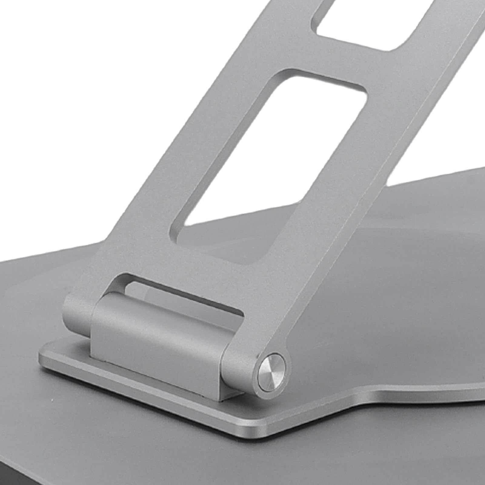 Supporto per Docking Station per Laptop 2 in 1, Supporto per Laptop in Lega di Alluminio, Hub USB C 10 in 1 con Ricarica Rapida PD da 100 W e Pieghevole Regolabile con Rotazione a 360 Gradi,