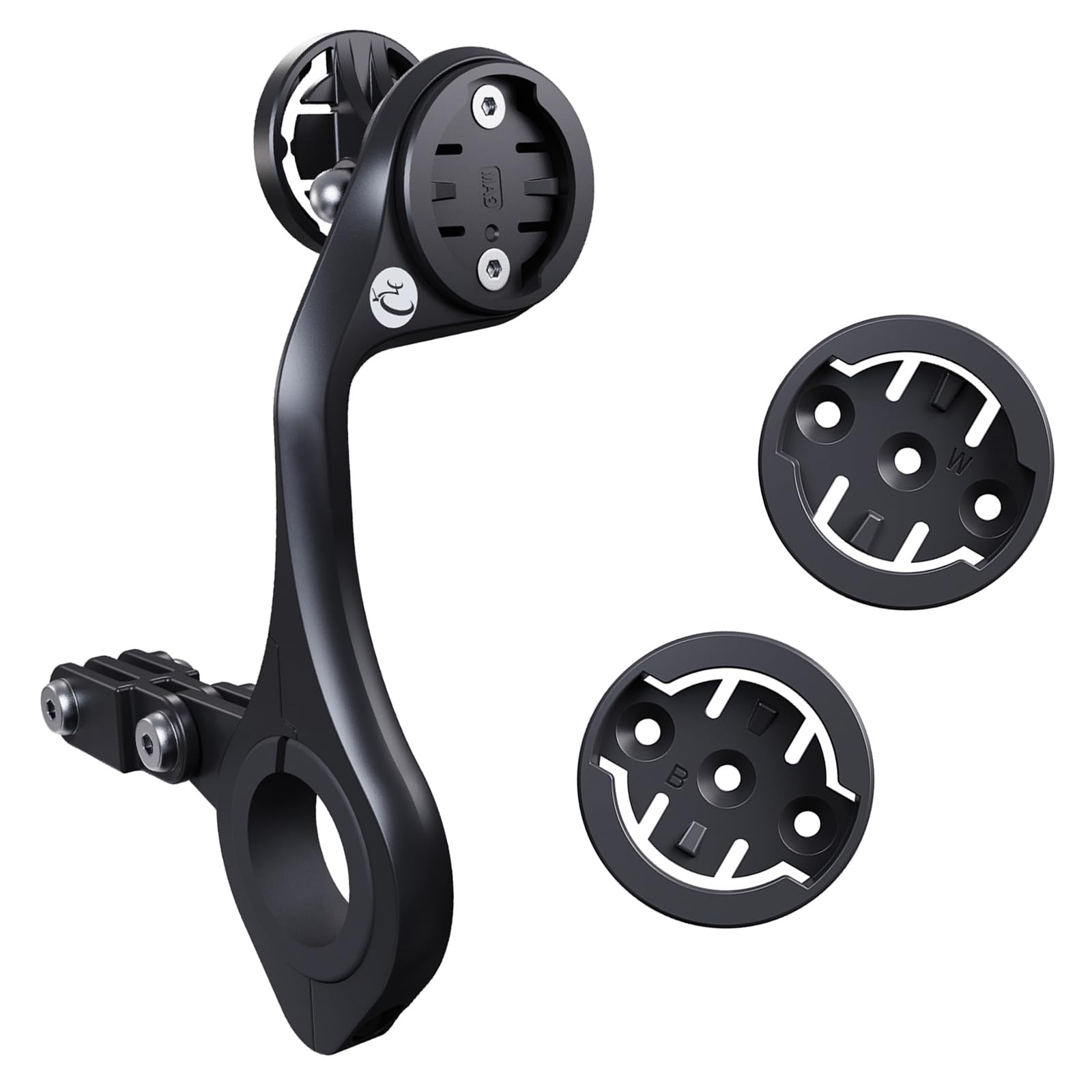 Tsophreniq Universals Bike Brackets Durability 360 Degree Rotation Holder Flexible Mount for Data Universals Cycling Computer Adapters