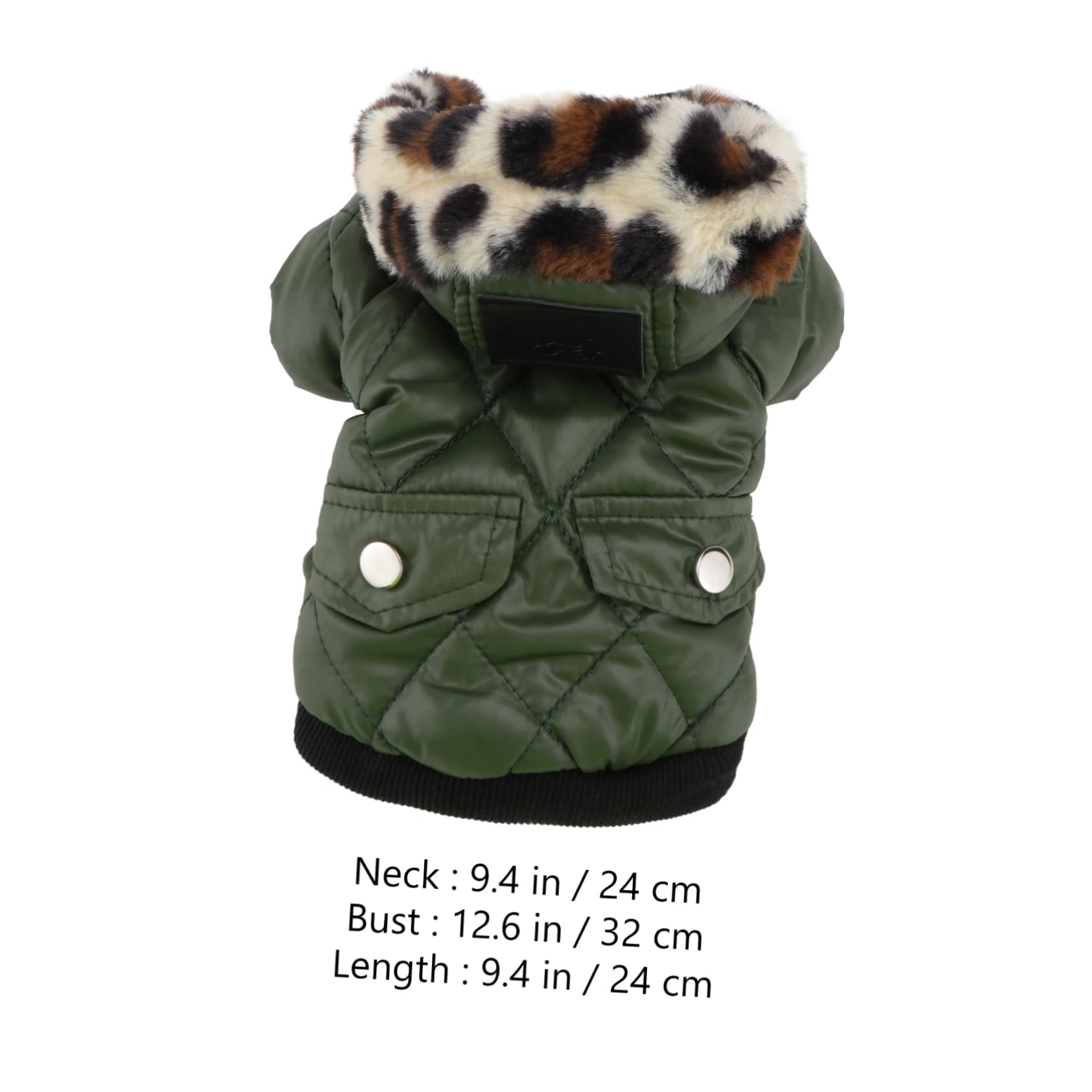 Didiseaon 3 Pz felpa con cappuccio da cucciolo felpa con cappuccio per animali domestici vestiti felpa con cappuccio per cani cappotti per cani Collo di pelliccia giacca con cappello